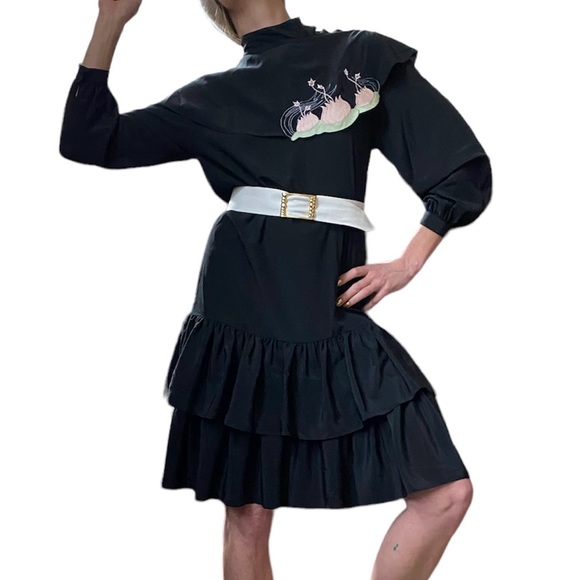 Vintage Sue Wong Ruffle Dress - Picture 14 of 15